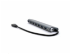 i-tec USB HUB METAL/ 7 portů/ USB 3.0/ napájecí adaptér/ ...