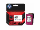 HP inkoustová kazeta 651 Tri-color C2P11AE originál