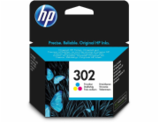 HP 302 Tri-colour, F6U65AE