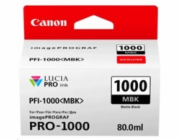 Canon CARTRIDGE PFI-1000MBK matná černá pro ImagePROGRAF PRO-1000 (1 600 str.)