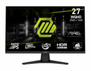 MSI MAG/274QF/27"/IPS/QHD/180Hz/0,5ms/Černá/3R