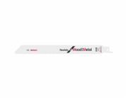 Bosch Powertools Flexibilní pilový list S 1022 HF pro ocasní pilu na dřevo a kov, 100 kusů (délka 200 mm)