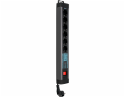 REV outlet Strip 6-fold 3m  Supraguard  anthracite
