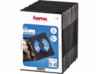1x25 Hama zásobník na DVD tenký  50% úspora místa 51182