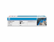 HP 126A Black LJ Toner Cart, CE310A (1,200 pages)
