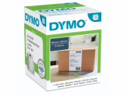 Dymo papirove stitky, velikost  104 x 159 mm bila 220ks