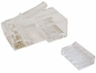 Konektor RJ45 CAT6 UTP 8p8c pro drát,100ks