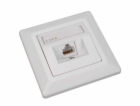 Zásuvka Solarix CAT6 UTP 1 x RJ45 pod omítku bílá