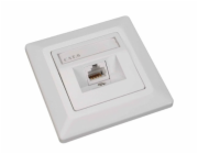 Zásuvka Solarix CAT6 UTP 1 x RJ45 pod omítku bílá