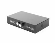 GEMBIRD Datový přepínač USB 2:1 manuální (switch)