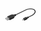 PREMIUMCORD Redukce USB 2.0 A - Micro B OTG, kabel (F/M, ...
