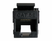 DATACOM UTP Keystone Cat5e černý Dual Slim zadní zářez
