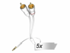 in-akustik Star Audio Kabel 3,5 mm Jack - Cinch 1,5 m
