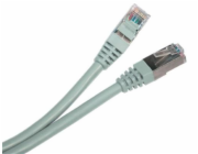 SOLARIX 10G patch kabel CAT6A SFTP LSOH 15m, šedý non-snag proof