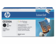 HP 504A - Černá - originální - LaserJet - kazeta s barvivem (CE250A) - pro Color LaserJet CM3530 MFP, CM3530fs MFP, CP3525, CP3525dn, CP3525n, CP3525x