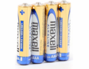 Baterie AAA (R03) alkalická MAXELL 4ks / shrink