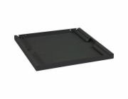 TRITON Police s perforací 19", 1U/250mm, nosnost 15kg, černá