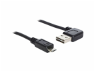 DeLOCK Kabel EASY-USB 2.0, USB-A zástrčka 90° > Micro-USB...