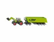 Traktor SIKU FARMER s čelním nakladačem, panenka a sklápěč, model vozidla