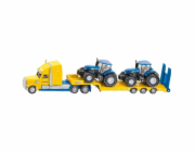 Nákladní automobil SIKU FARMER s traktory New Holland, model vozidla