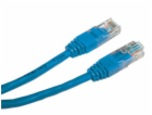 Patch kabel UTP cat 5e, 1m - modrý
