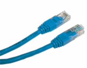 Patch kabel UTP cat 5e, 1m - modrý