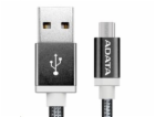 ADATA Micro USB kabel pletený 1m černý