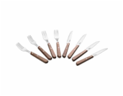 Lamart LT2062 8dílná sada steakových příborů WALNUT
