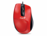 GENIUS myš DX-150X, drátová, 1000 dpi, USB, červená