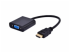 Gembird Adapter HDMI-A - VGA (M/F), černý