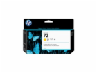 HP 72 Yellow DJ Ink Cart, 130 ml, C9373A