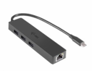i-tec USB-C 3.1 Slim 3-portový HUB + RJ-45