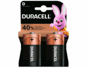 Duracell Basic alkalická baterie 2 ks (D)