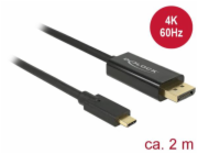 Delock - Externí video adaptér - USB-C - DisplayPort - černá - maloobchod