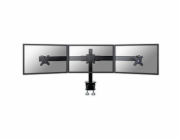 Neomounts FPMA-D700D3 - Montážní sada - pro 3 LCD displeje - černá - velikost obrazovky: 10"-27" - upevnění svorkou, upevnitelné na stůl
