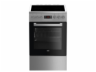 Beko FSM 57300 GX Sporák s sklokeramickou deskou nerez