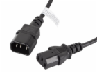 LANBERG IEC 320 C13 na C14 kabel 1.8M černý  
