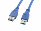 Lanberg USB prodlužovací kabel USB 3.0 AM-AF 1,8 m, modrý...