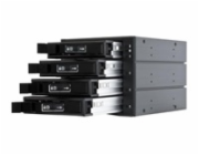 CHIEFTEC SATA/SAS Backplane CBP-3141SAS, 3 x 5.25" bays for 4 SAS/S-ATA HDDs, Hot-Swap, full aluminium