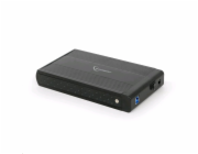 GEMBIRD Externí box pro 3.5" zařízení, USB 3.0, SATA, černý