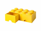 Room Copenhagen LEGO Brick Drawer 8 žlutá, úložný box