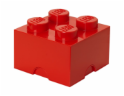 Room Copenhagen Úložné kostky LEGO 4 červené (červené)