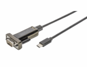 Adaptérový kabel Digitus USB 2.0, zástrčka USB-C > zástrčka RS232