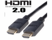 PREMIUMCORD Kabel HDMI 2.0 High Speed + Ethernet, zlacené konektory, 7,5m