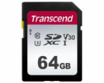 TRANSCEND SDXC karta 64GB 300S, UHS-I U3 V10 (R:100/W:25 MB/s)