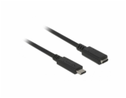 USB kabel Delock Extension USB-C 3.1 2 m černý (85542)