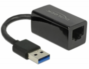 DeLOCK USB 3.2 Gen 1 adaptér, USB-A samec > RJ-45 samice