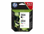 HP 304 Ink Cartridge Combo 2-Pack (120 / 100 pages)