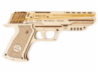 Hračka Ugears 3D dřevěné mechanické puzzle Wolf-01 Pistol