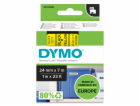 Dymo D1 paska 24 mm x 7 m  cerna na zlute 53718